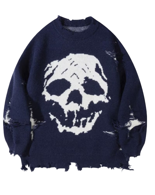 Skull Shred Sweater