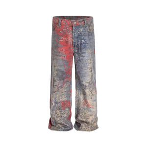 Crimson Veil Jeans