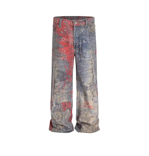 Crimson Veil Jeans