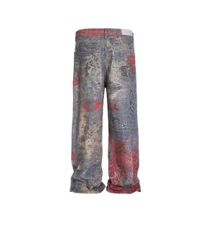 Crimson Veil Jeans