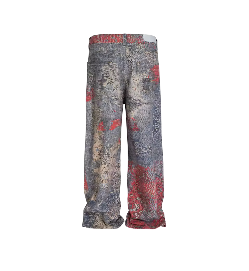 Crimson Veil Jeans